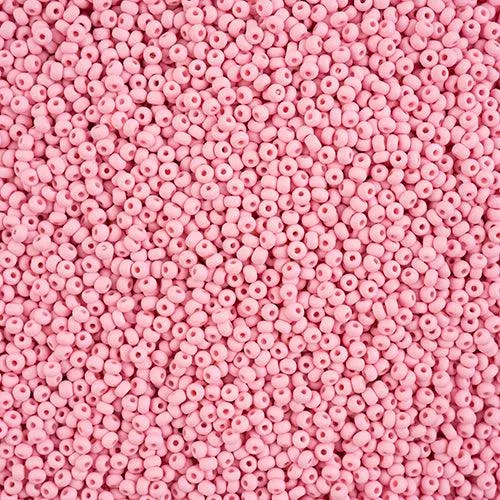 10-42131, Czech 22g PermaLux Dyed Chalk Lt. Pink Matte