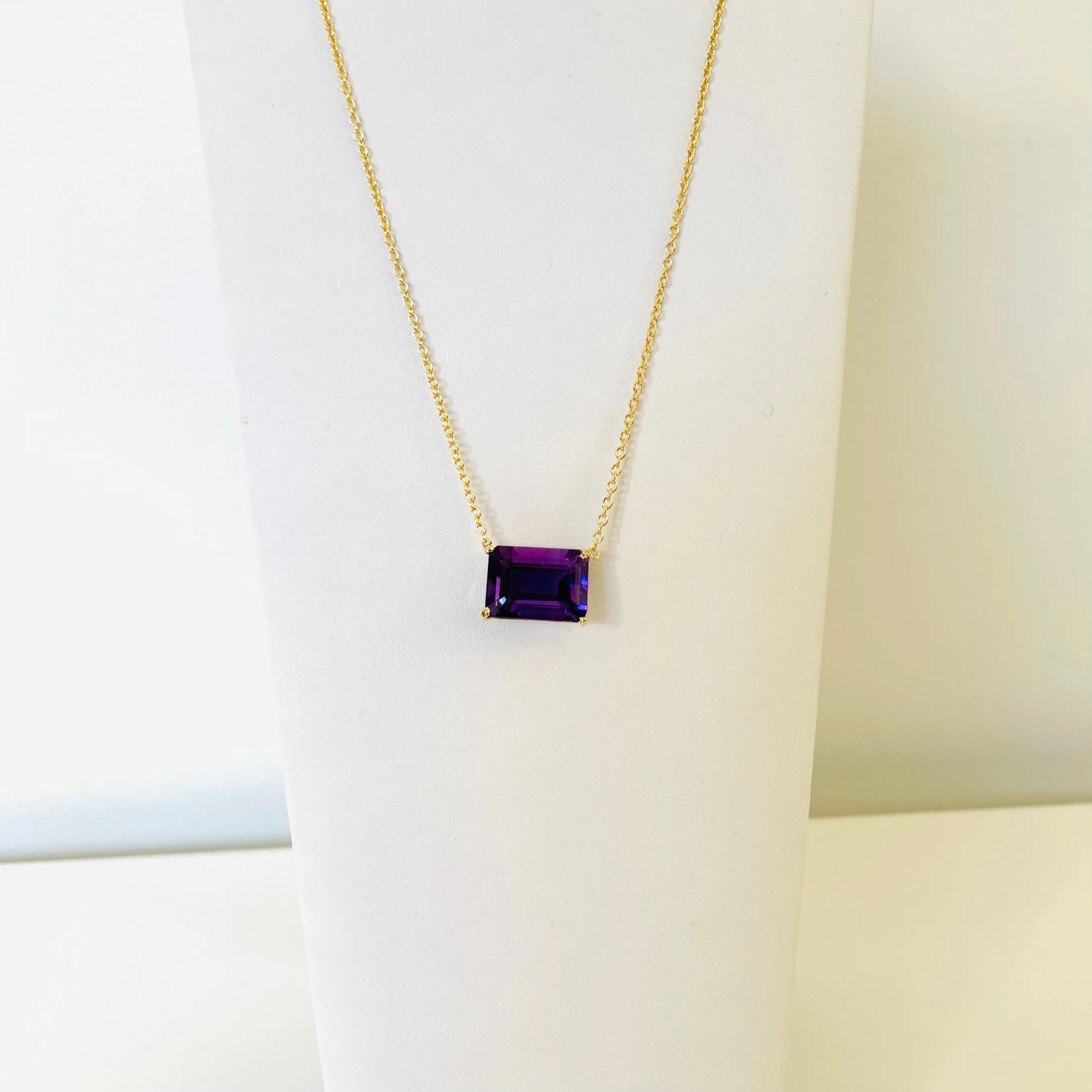 14K Forthright Amethyst Necklace