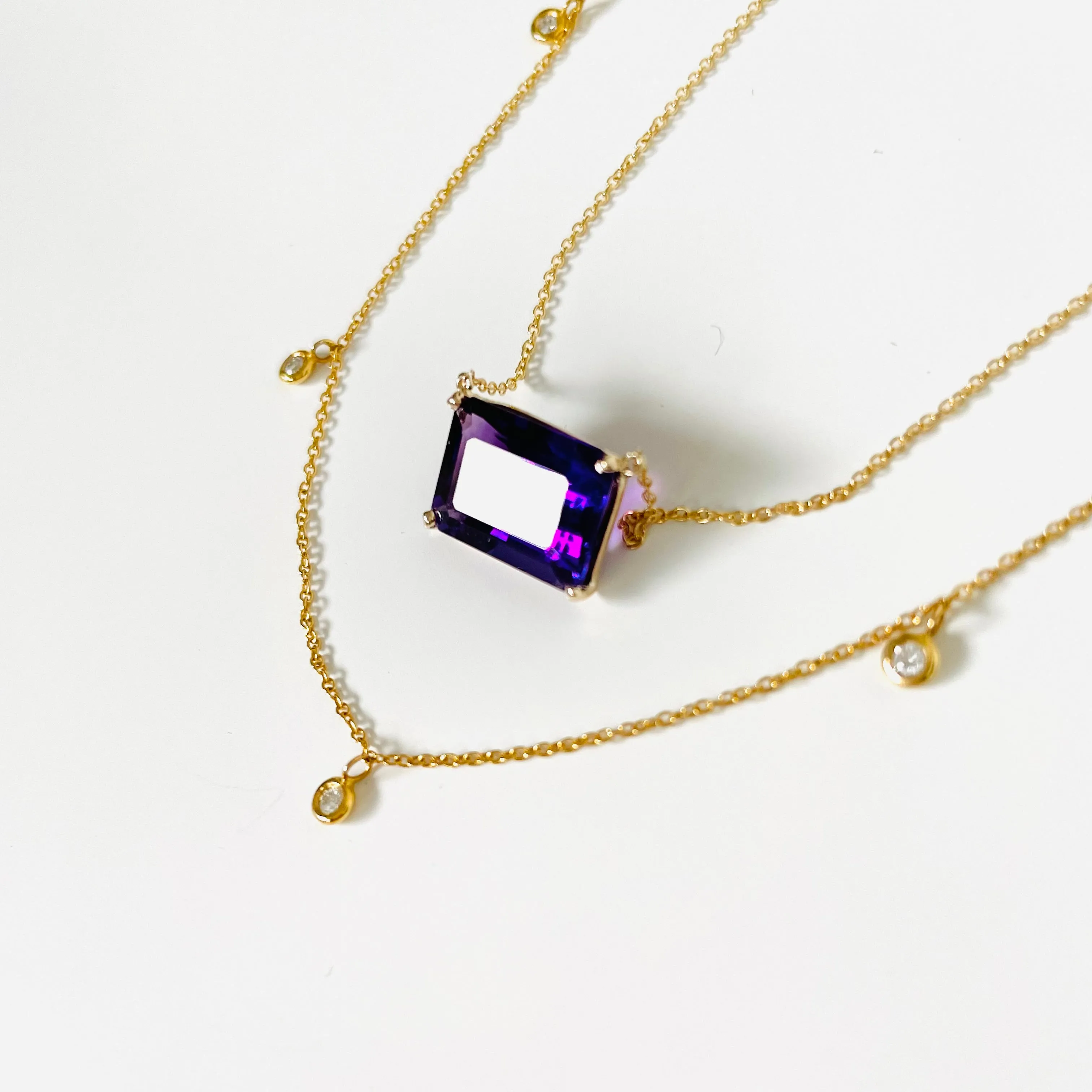 14K Forthright Amethyst Necklace