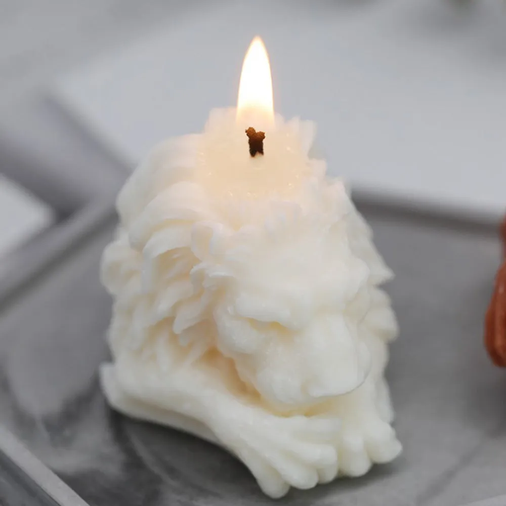 1pc 3D Silicone Lion Mold, Silicone Candle Mold, DIY Handmade Aromatherapy Candle Mold, Plaster Mold 10360150