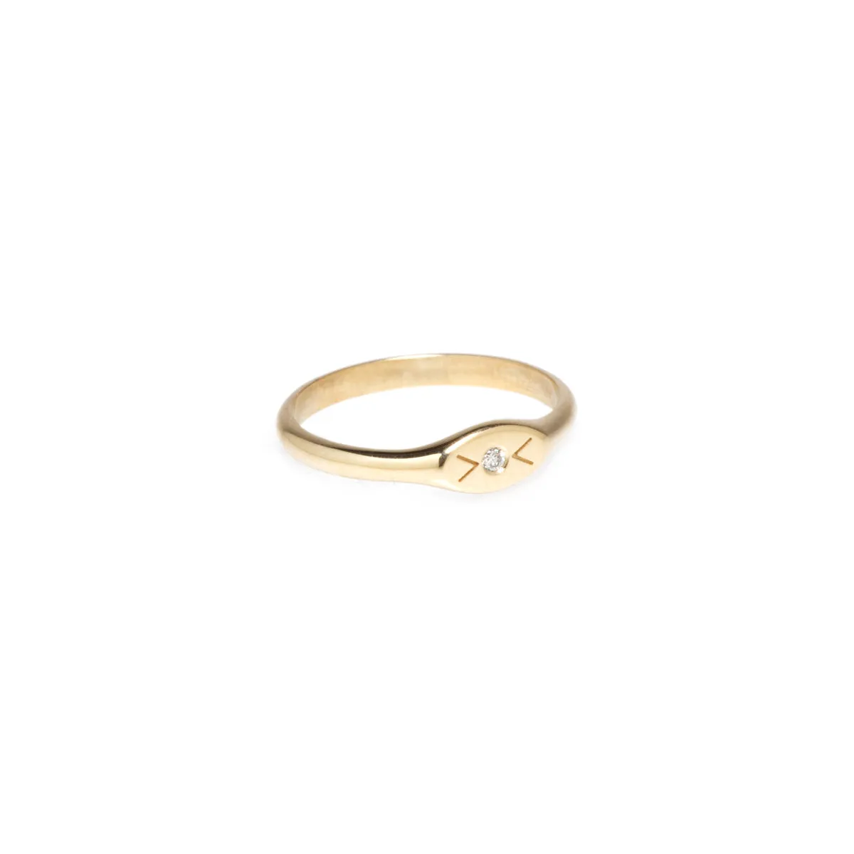 20x20 | Zoe Chicco | Catt Sadler | Diamond Signet Ring