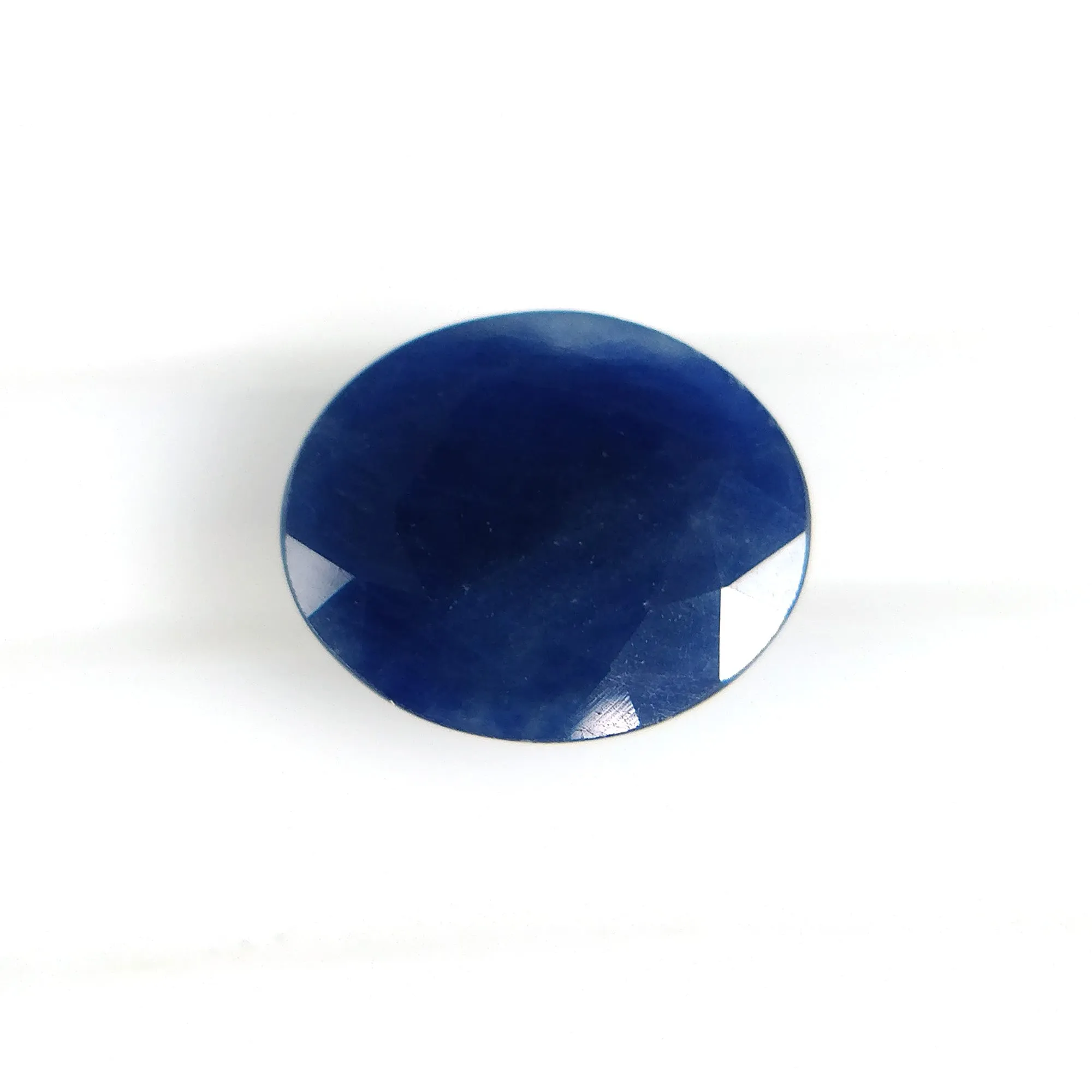 5.38ratti Natural Untreated BLUE SAPPHIRE (NEELAM) Gemstone Rashi Ratan Oval Shape Normal Cut 12*10mm