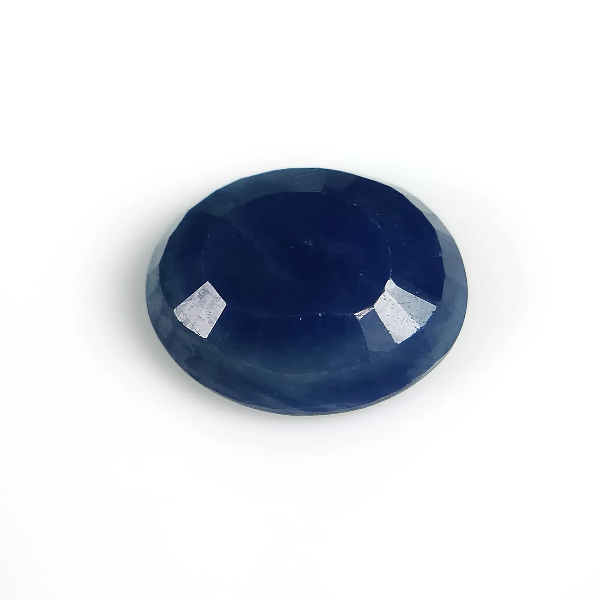 5.38ratti Natural Untreated BLUE SAPPHIRE (NEELAM) Gemstone Rashi Ratan Oval Shape Normal Cut 12*10mm