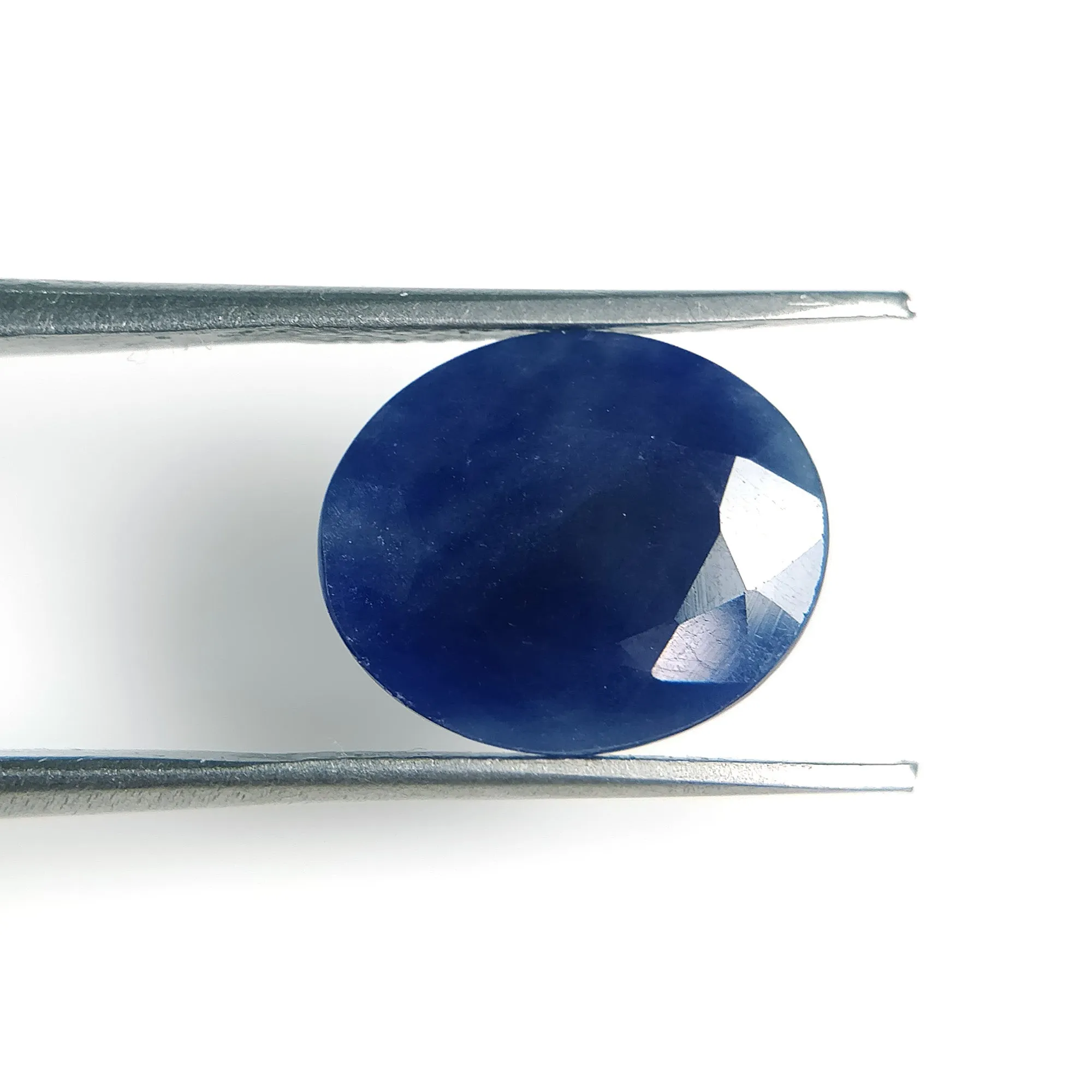 5.38ratti Natural Untreated BLUE SAPPHIRE (NEELAM) Gemstone Rashi Ratan Oval Shape Normal Cut 12*10mm