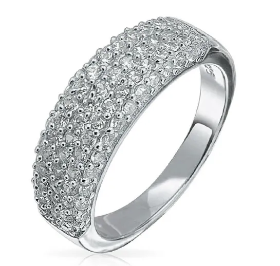 925 Silver CZ Ring