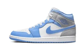 Air Jordan 1 Mid University Blue Grey