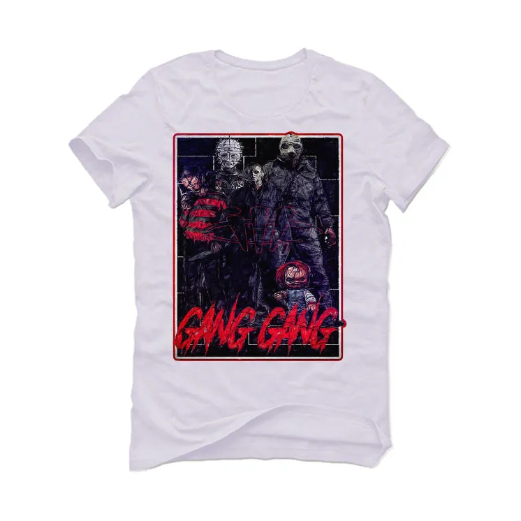 Air Jordan 4 "Red Cement" White T-Shirt (GANG GANG)