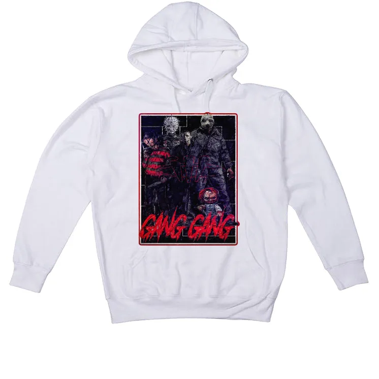 Air Jordan 4 "Red Cement" White T-Shirt (GANG GANG)