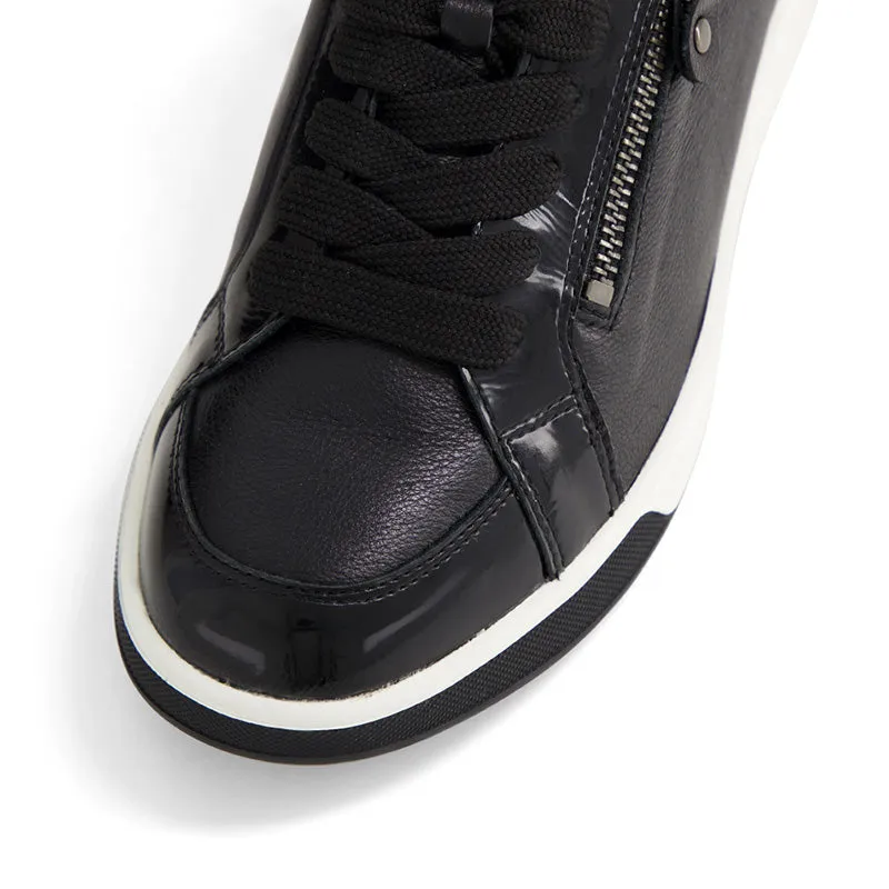 AIRE XF - BLACK-PEWTER PATENT LEATHER