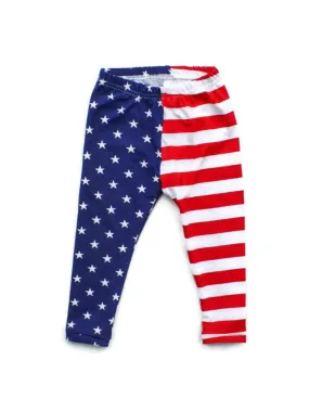 American Flag Leggings