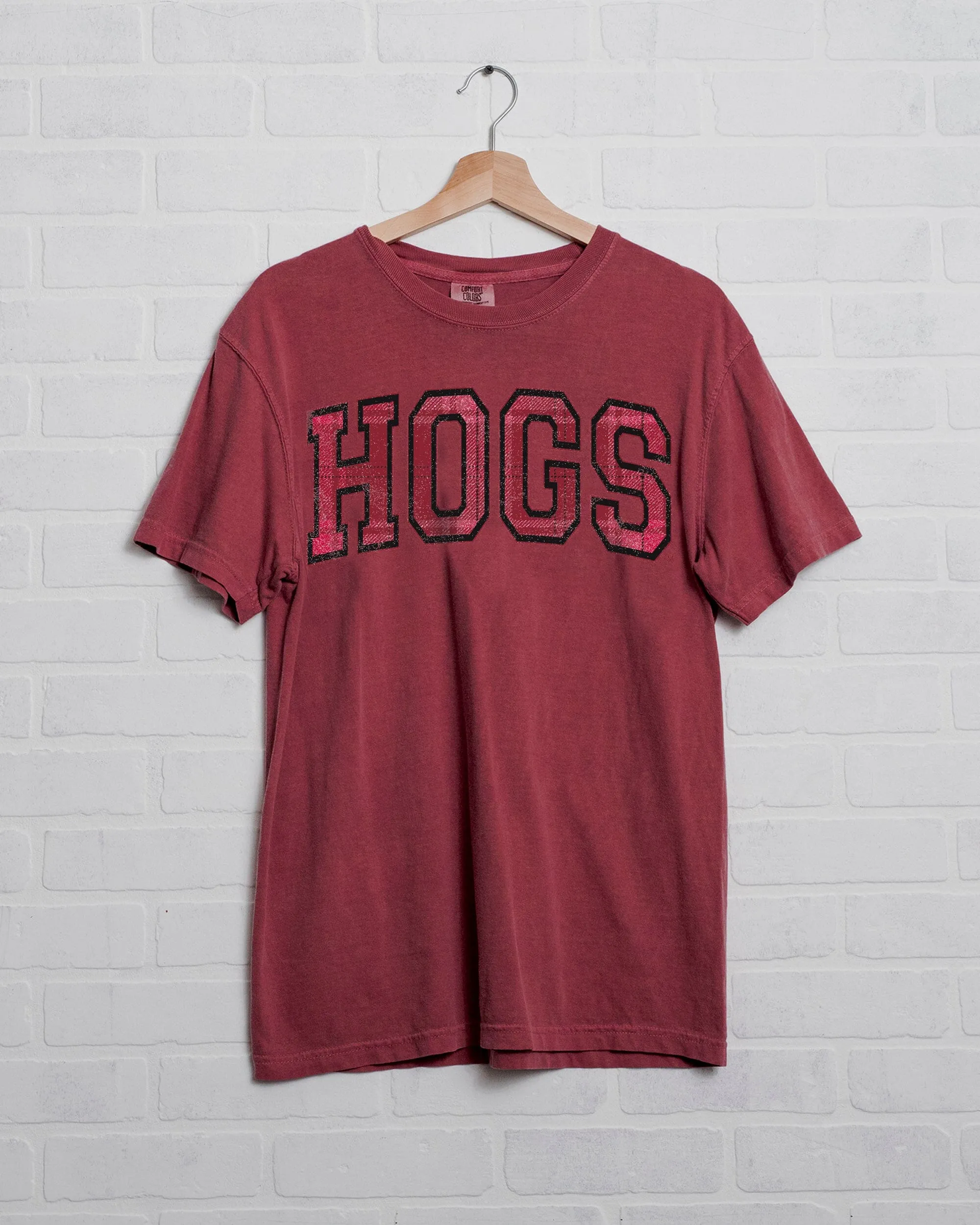 Arkansas Razorbacks Tartan Cardinal Tee