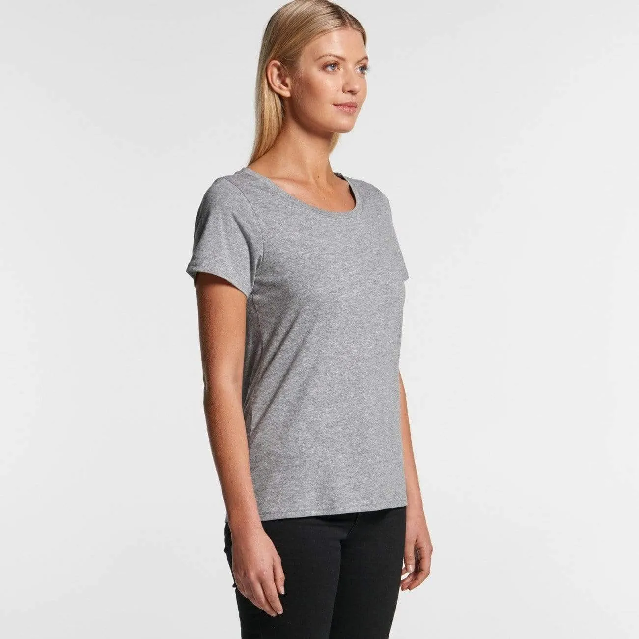 As Colour Women's shallow scoop tee 4011