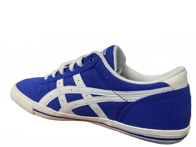 Asics boys' canvas sneakers Aaron C1P2N 4201 blue-white