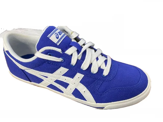 Asics boys' canvas sneakers Aaron C1P2N 4201 blue-white