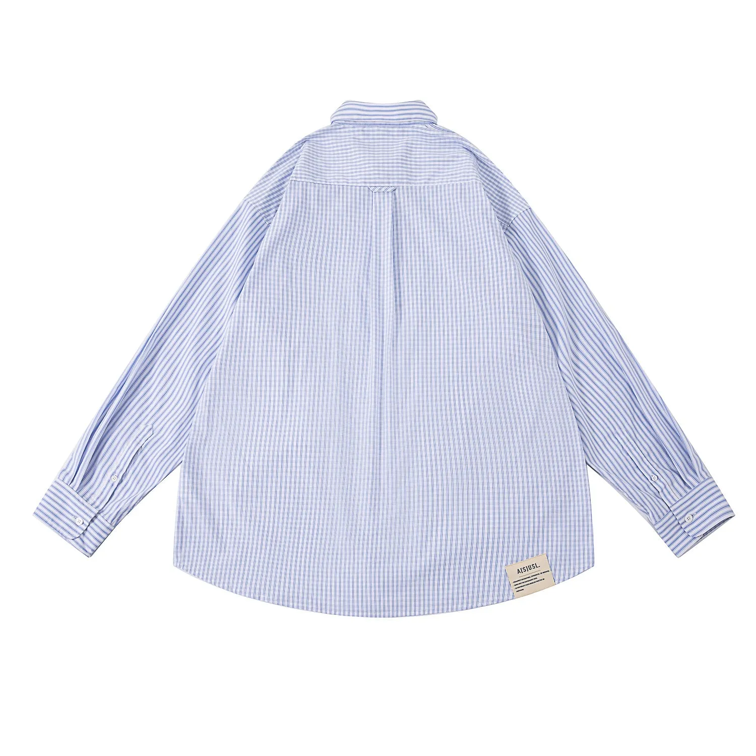 A[S]USL STRIPES MIX CHECKS SHIRT-BLUE