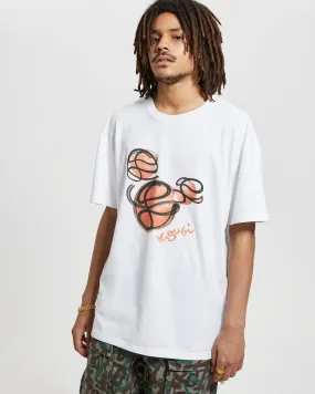 BBALL BIGGIE SS TEE WHITE