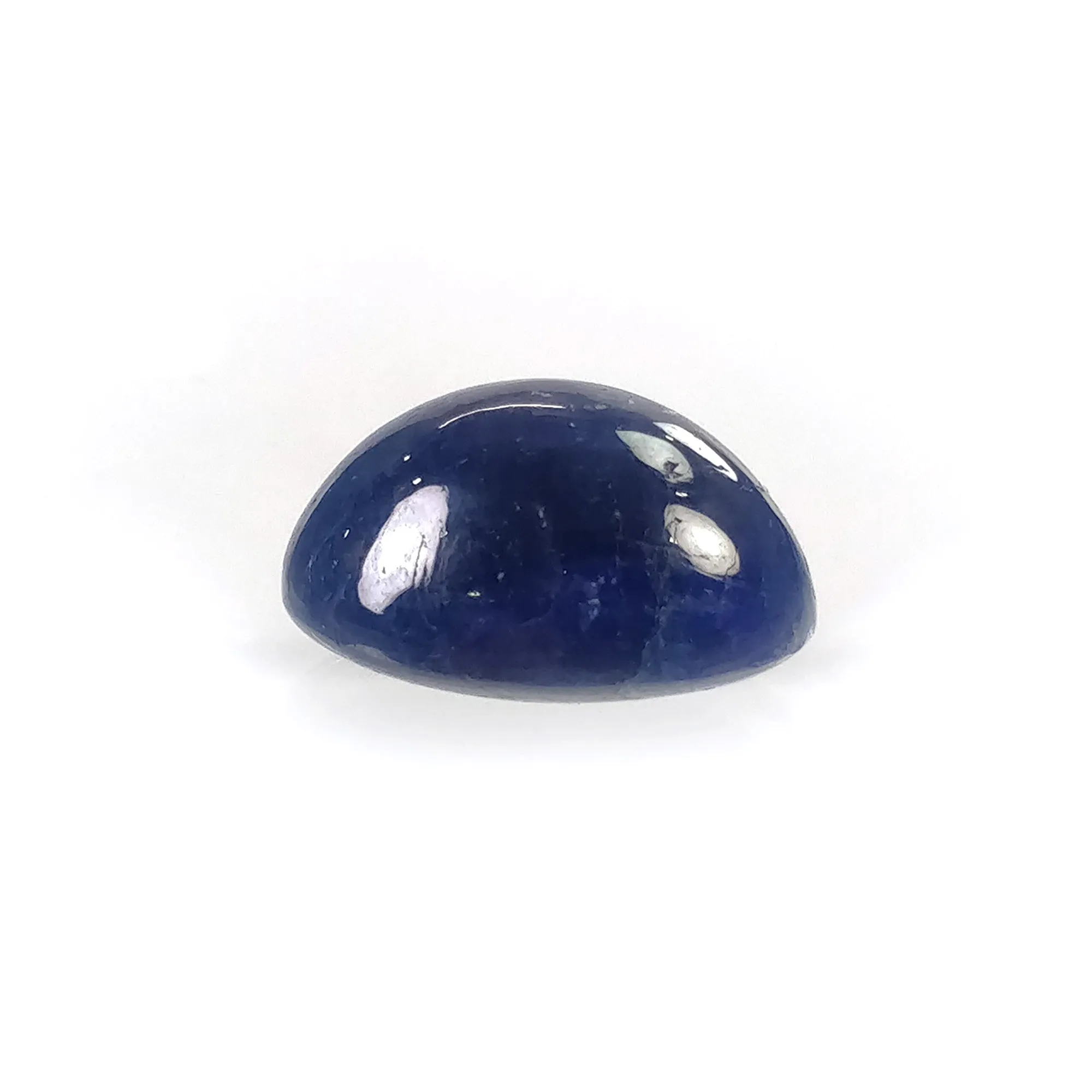 BLUE SAPPHIRE Gemstone Cabochon : 21.10cts Natural Untreated Unheated Sapphire Oval Shape Cabochon 17*13mm