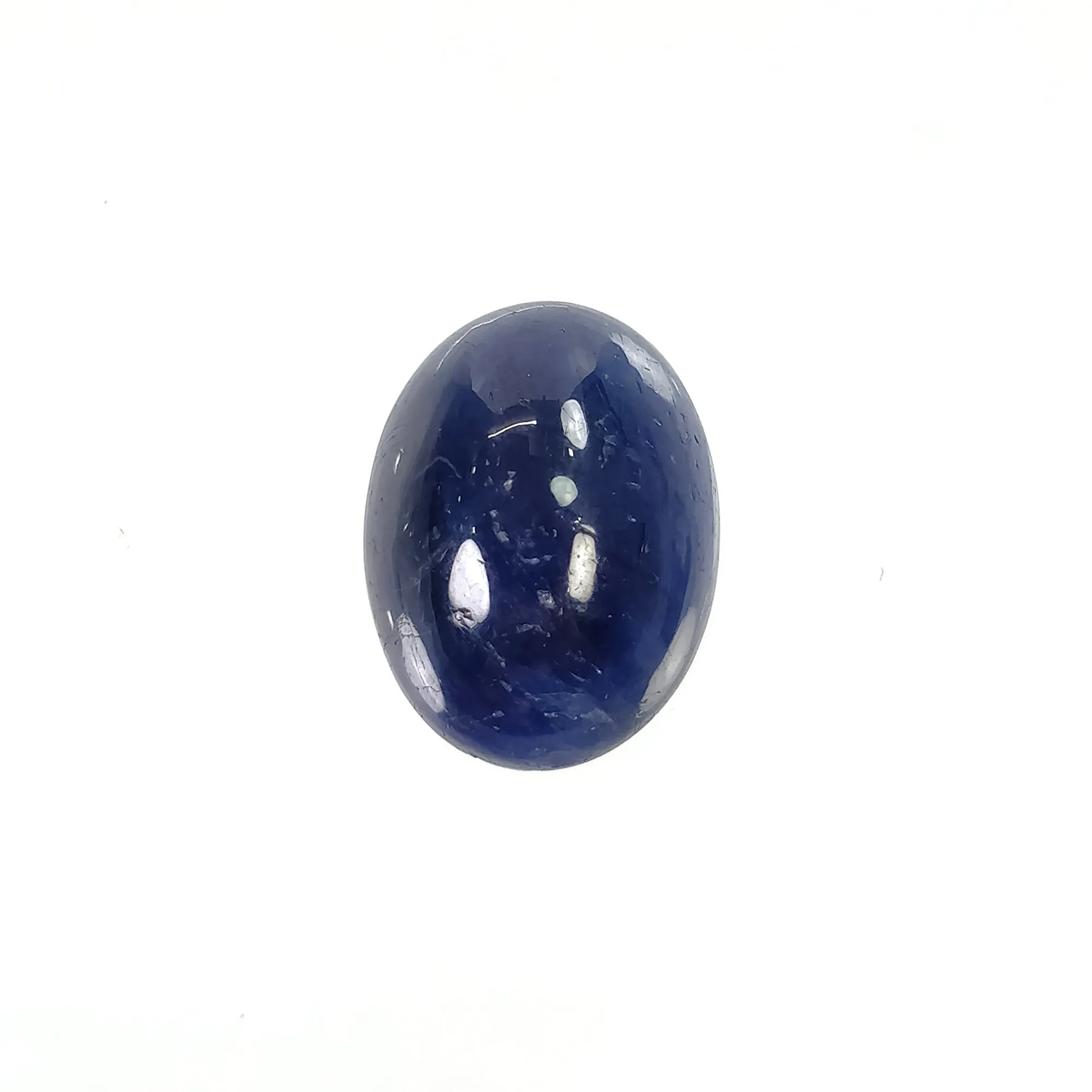 BLUE SAPPHIRE Gemstone Cabochon : 21.10cts Natural Untreated Unheated Sapphire Oval Shape Cabochon 17*13mm