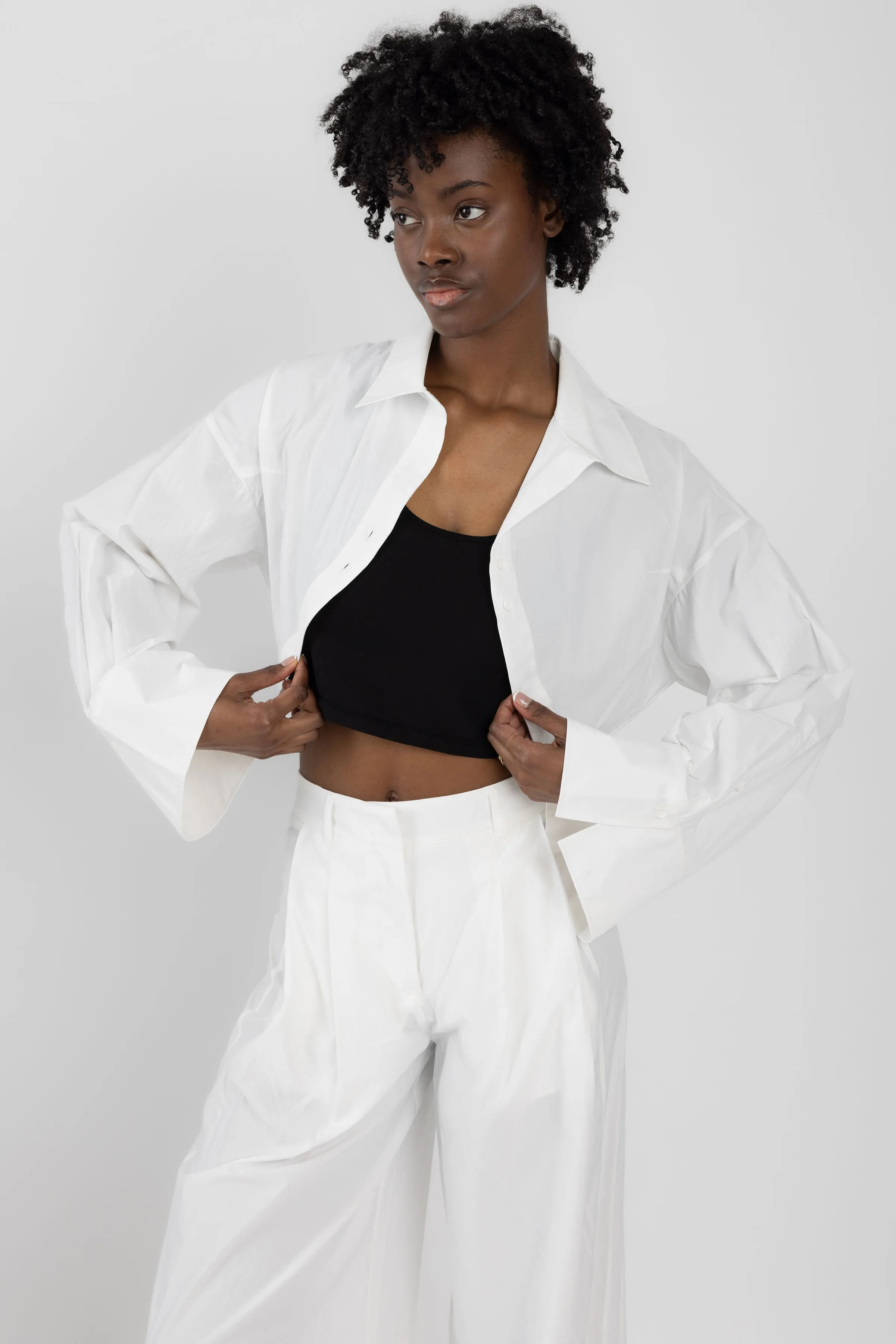 Bolero Shirt in White