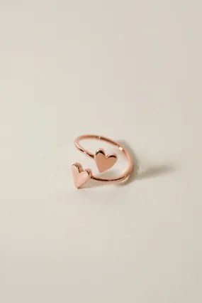 Bond Double Heart Ring [Personalize]