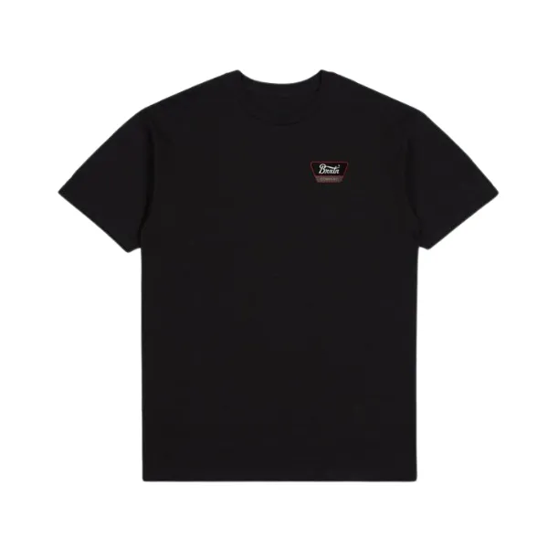 Brixton Linwood S/S Standard Tee - Black/Gold/White