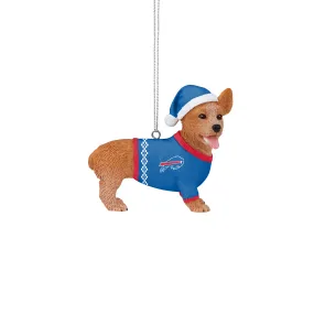 Buffalo Bills Corgi Ornament