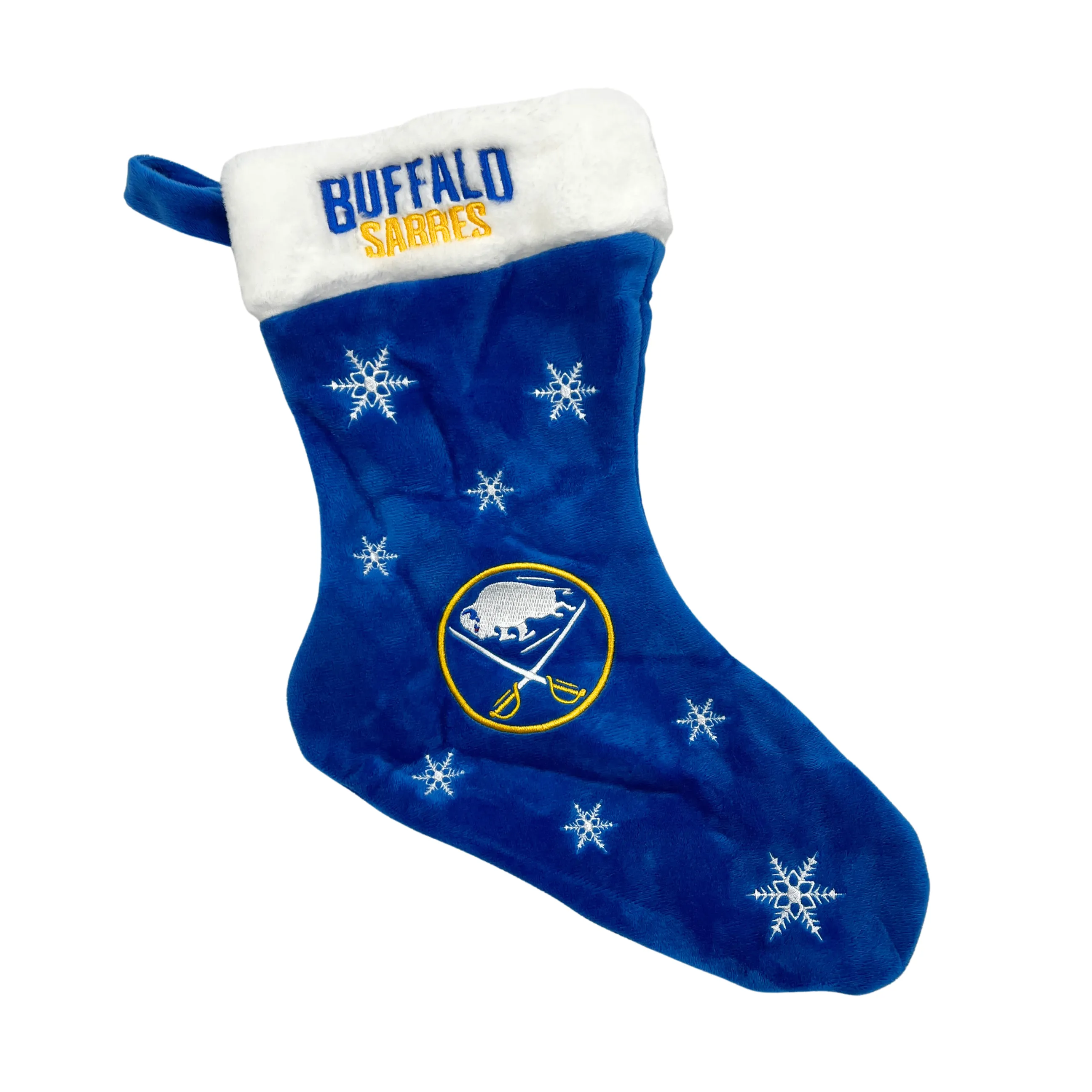 Buffalo Sabres Royal & Gold Holiday Stocking