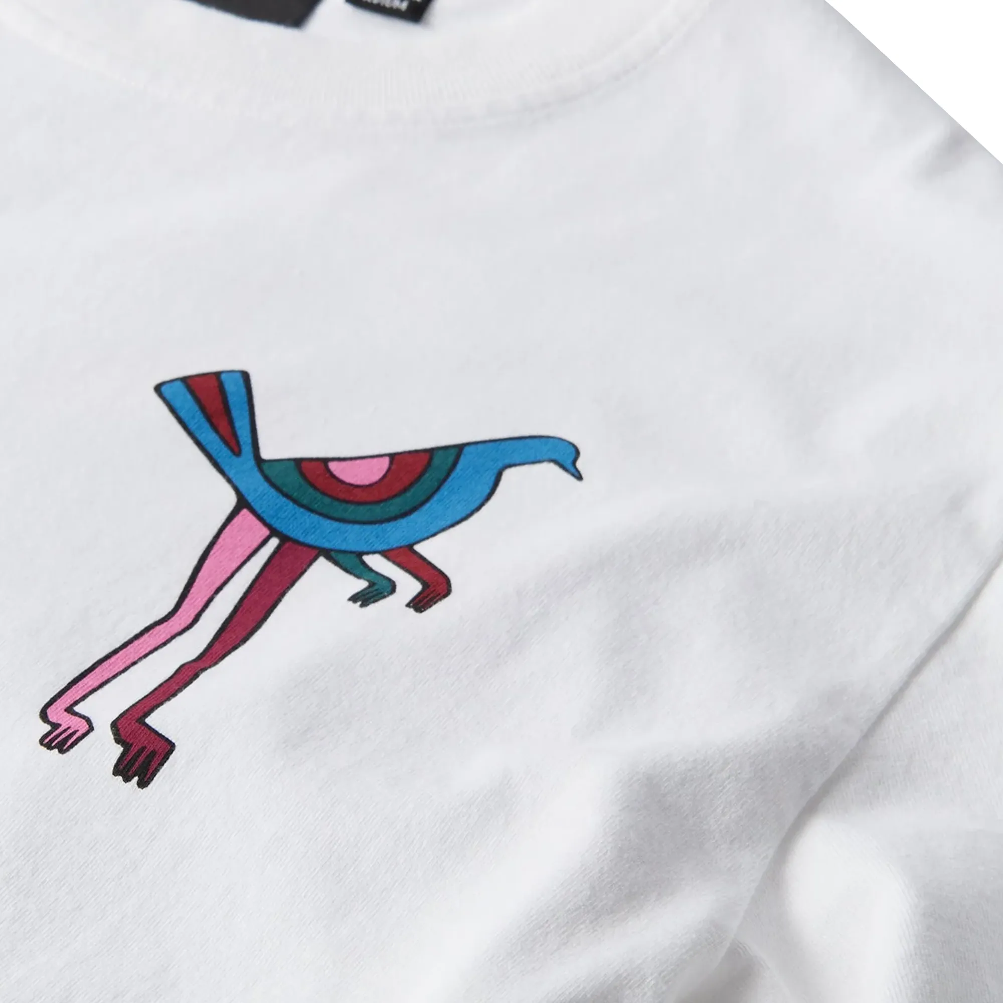 By Parra Wine And Books Long Sleeve T-Shirt White