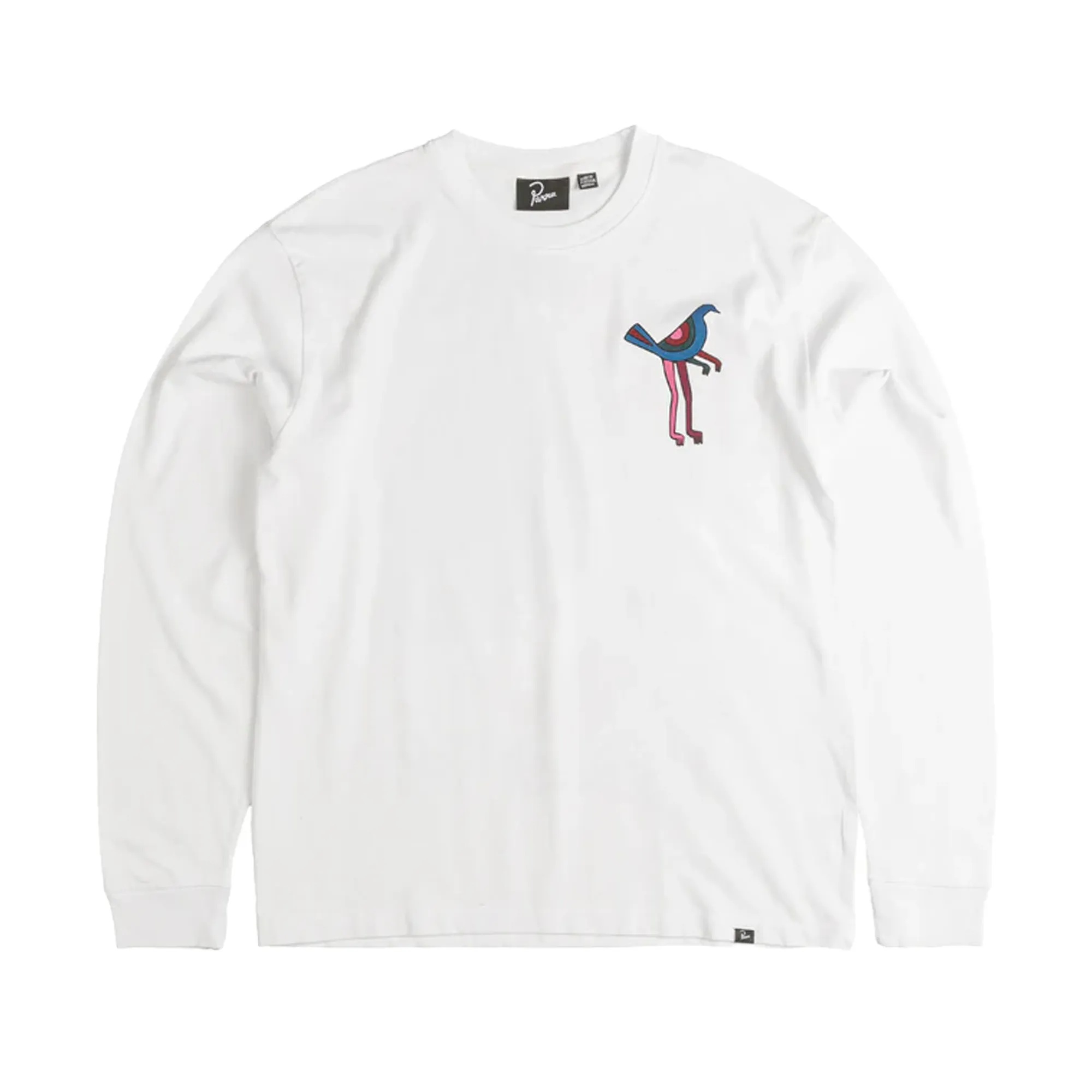 By Parra Wine And Books Long Sleeve T-Shirt White