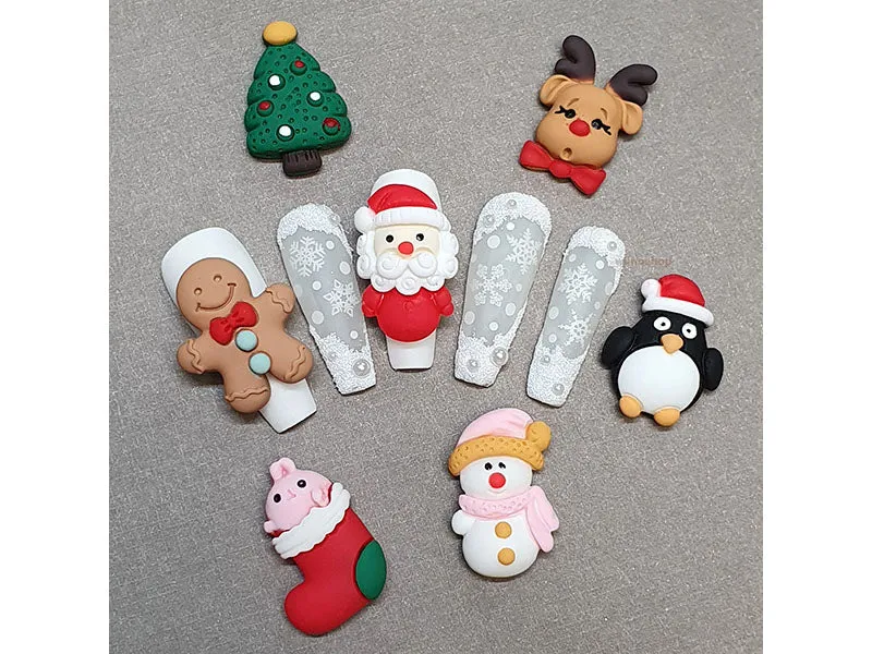 Christmas Nail Art Decorations - 2 pcs