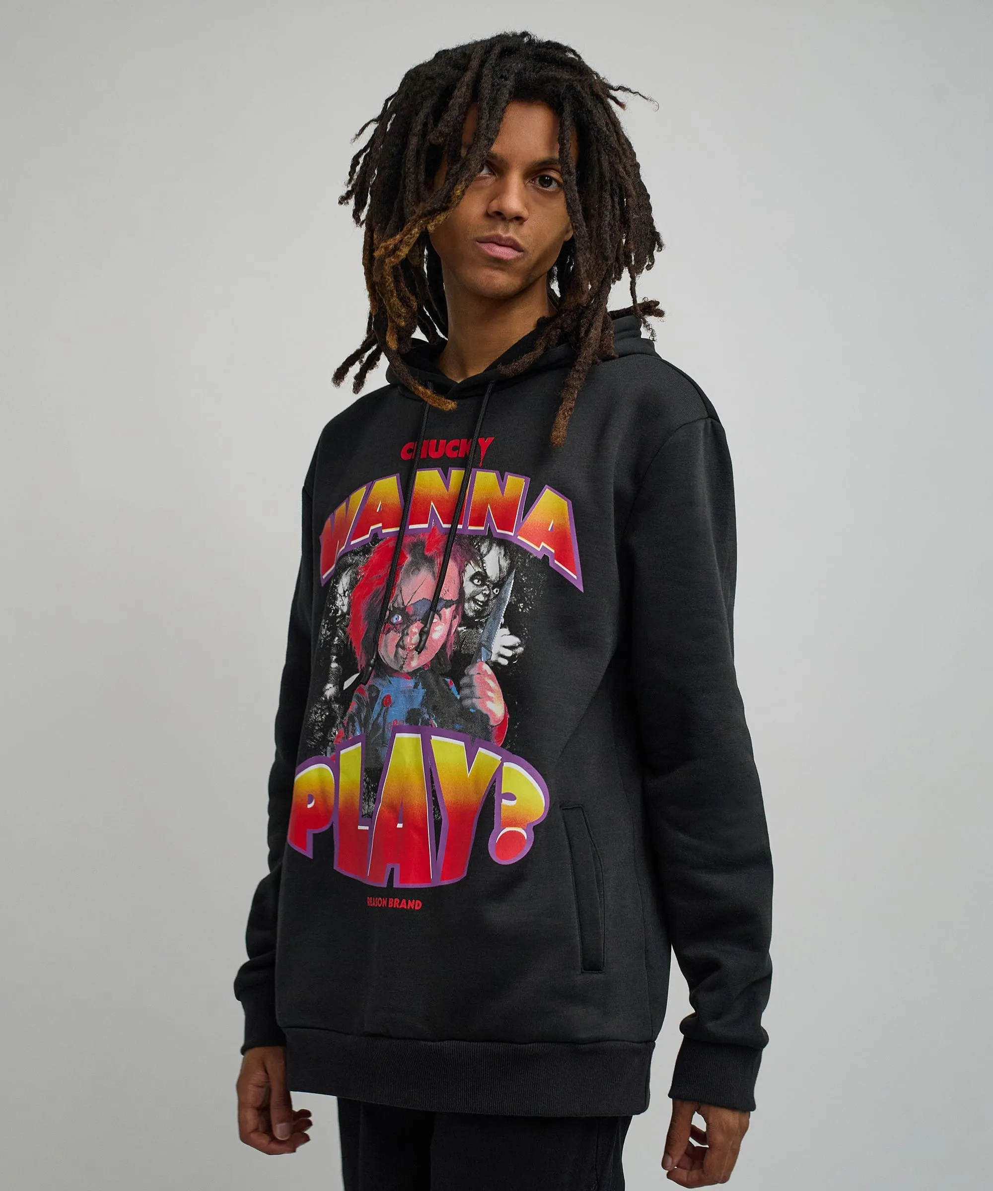 Chucky Wanna Play Graphic Print Hoodie