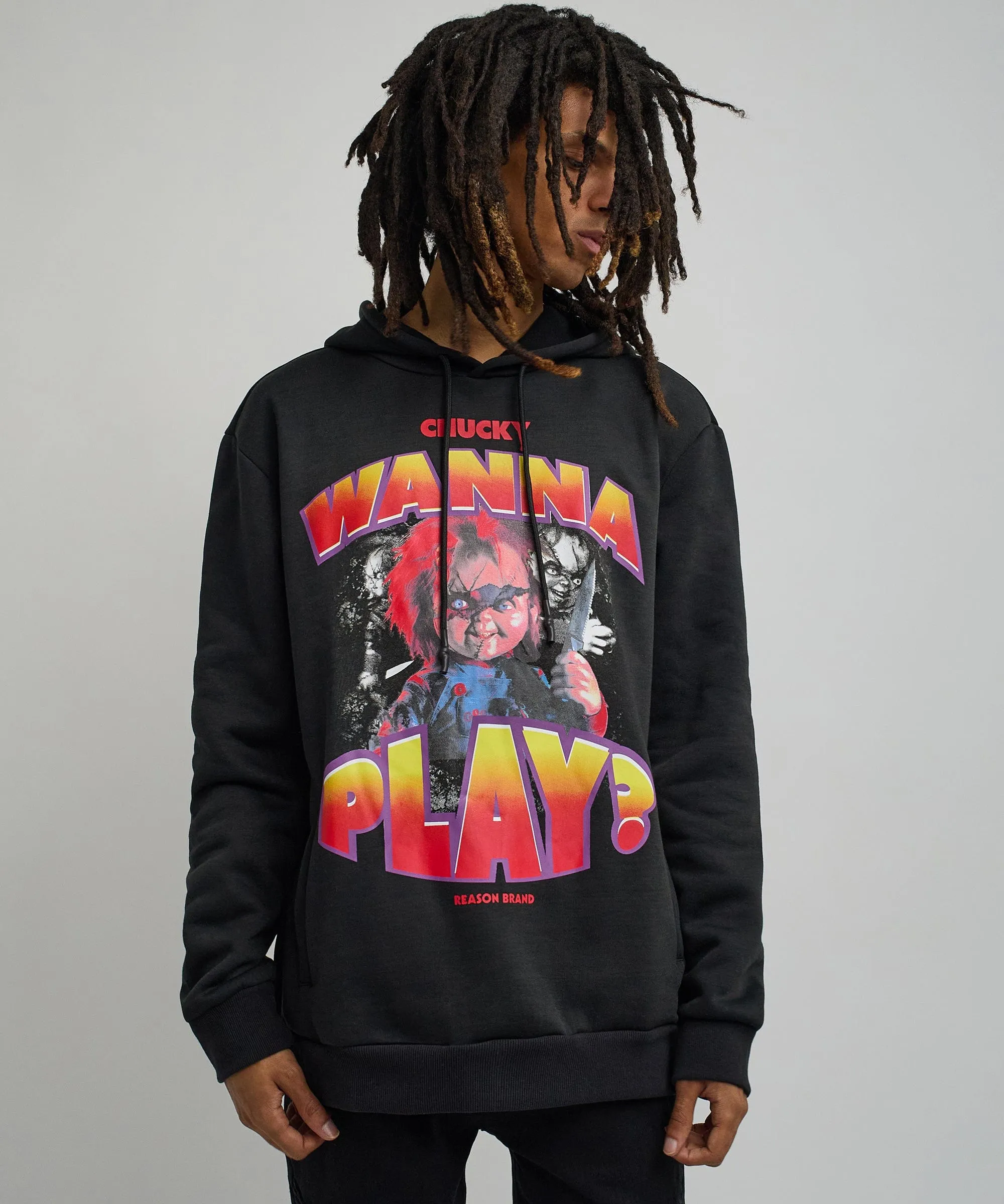 Chucky Wanna Play Graphic Print Hoodie