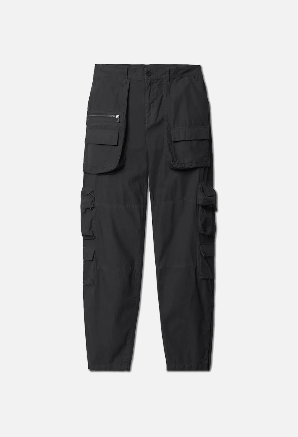 Cotton Himalayan Cargo Pants / Black