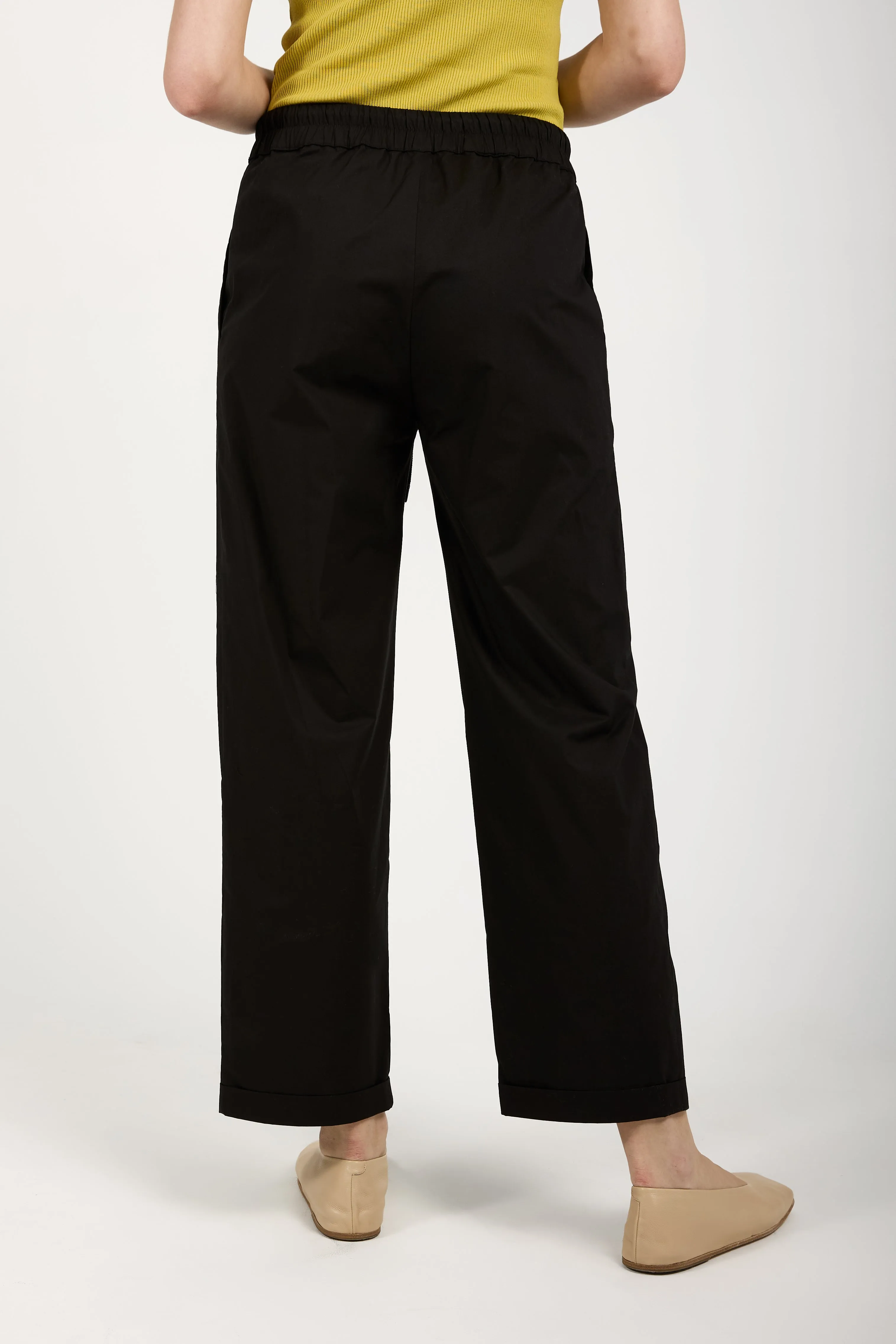 Cotton Pant in Black