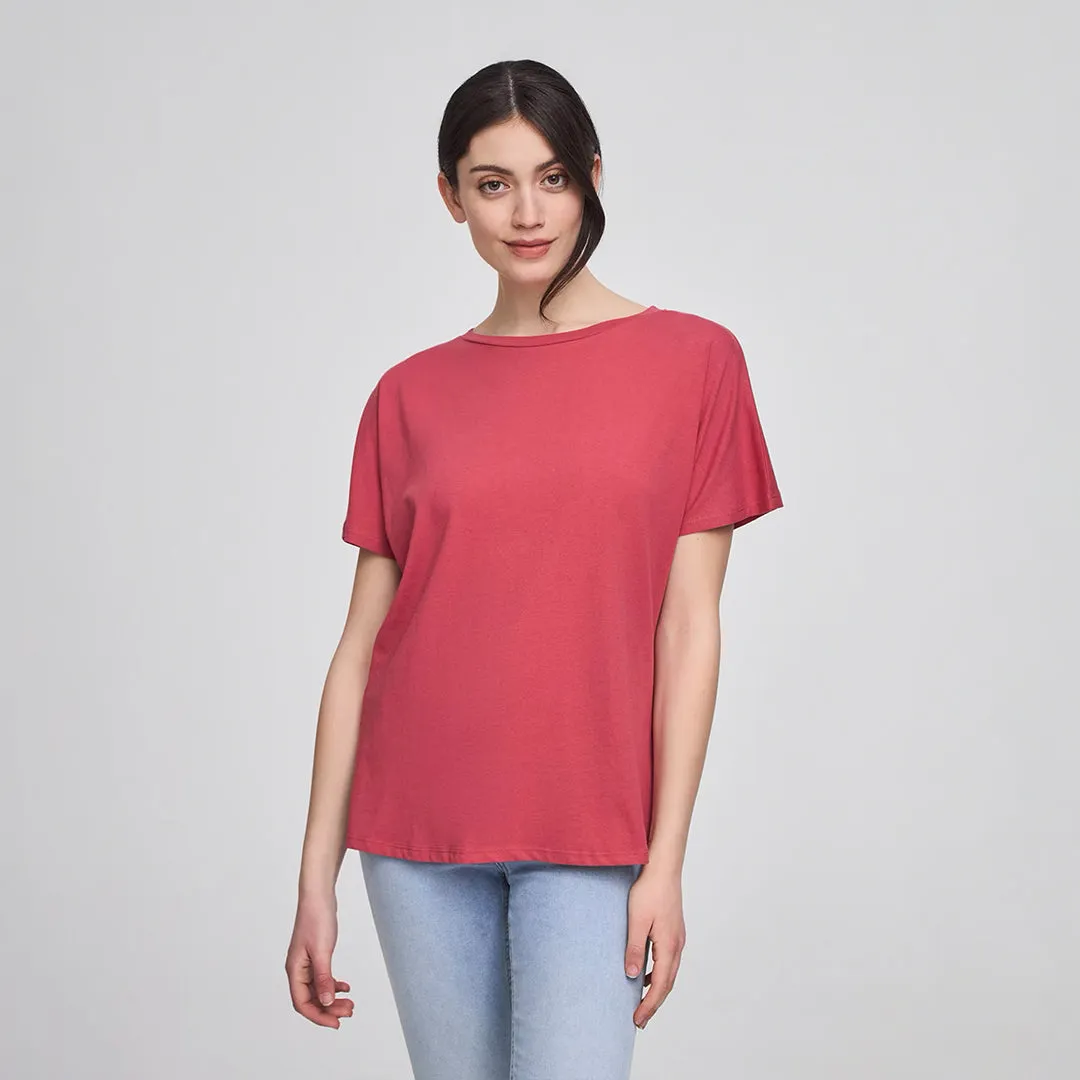 Crew Neck Short Sleeve Oversized T-Shirt