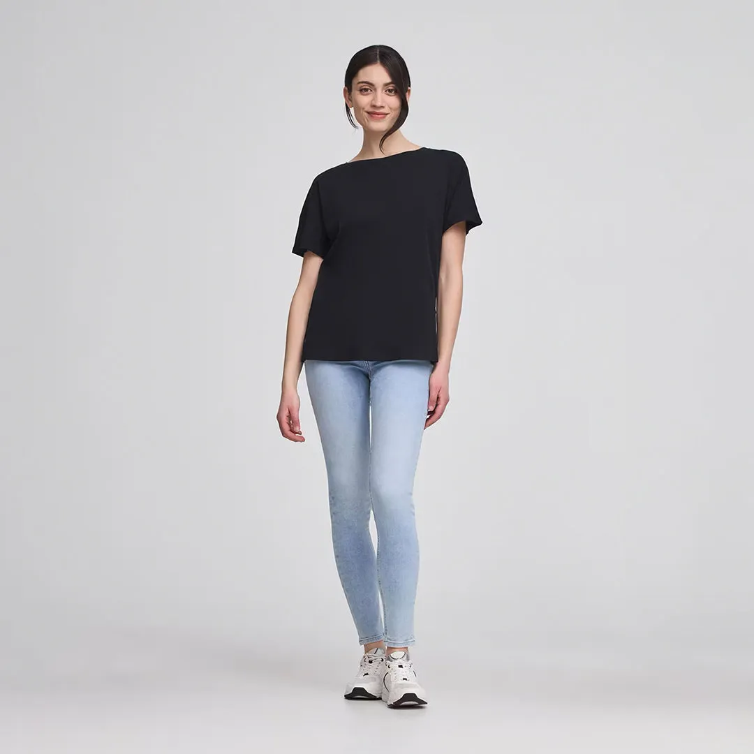 Crew Neck Short Sleeve Oversized T-Shirt