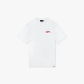 CROYEZ BROKEN LAMBO T-SHIRT - WHITE/RED