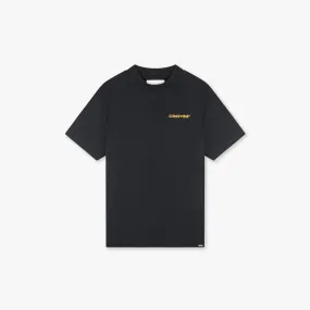 CROYEZ FAMILY OWNED BUSINESS T-SHIRT - BLACK/YELLOW