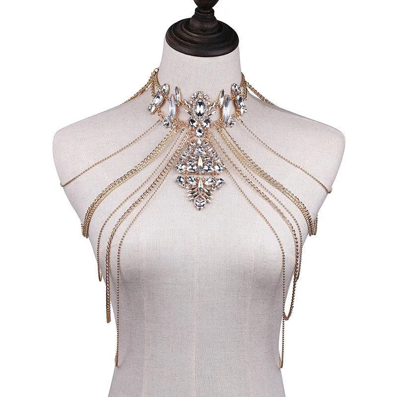 Crystal Chandelier Shoulder Chains