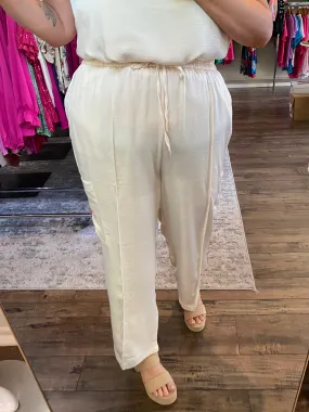 Curvy Cargo Silky Pants