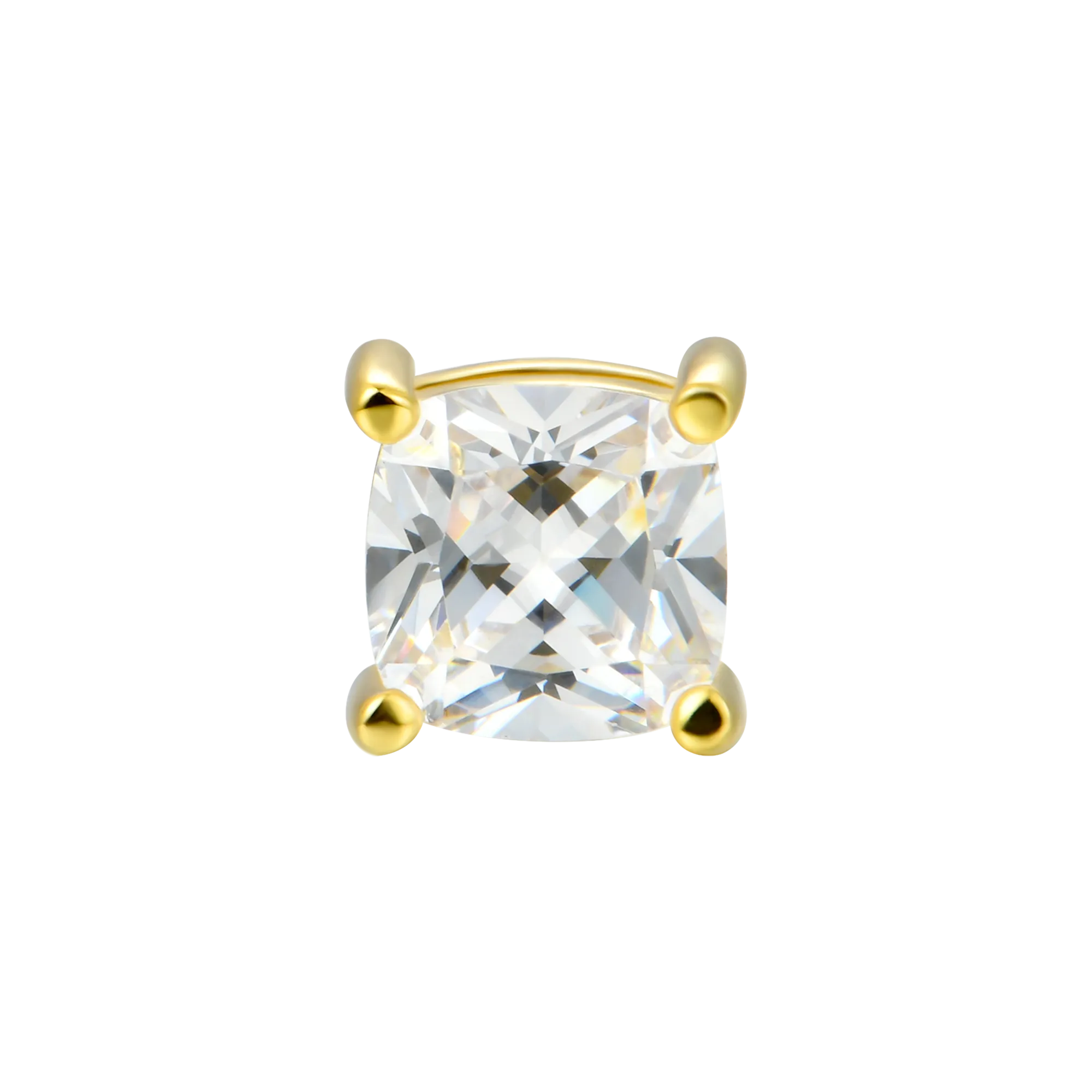 Custom Classic Moissanite Stud Earring