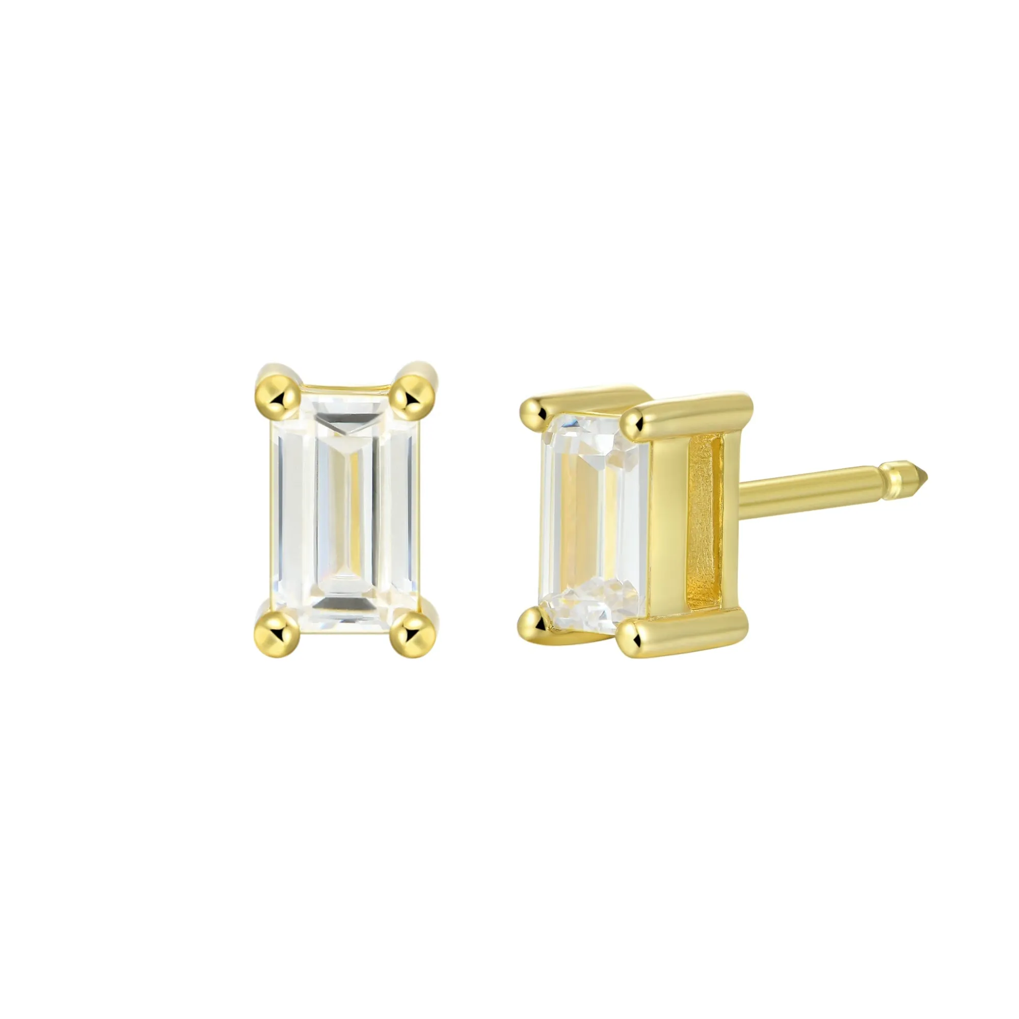 Custom Classic Moissanite Stud Earring