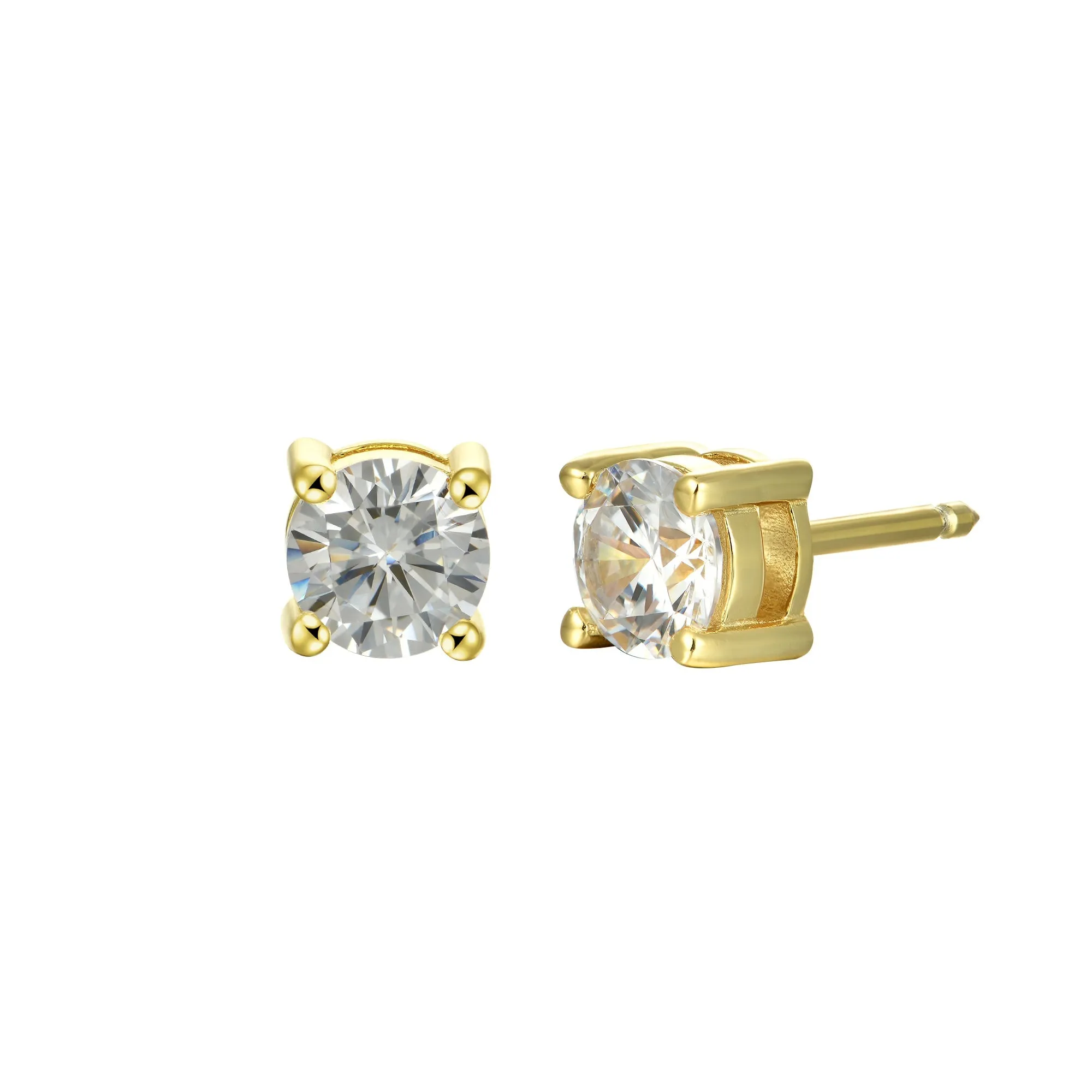 Custom Classic Moissanite Stud Earring