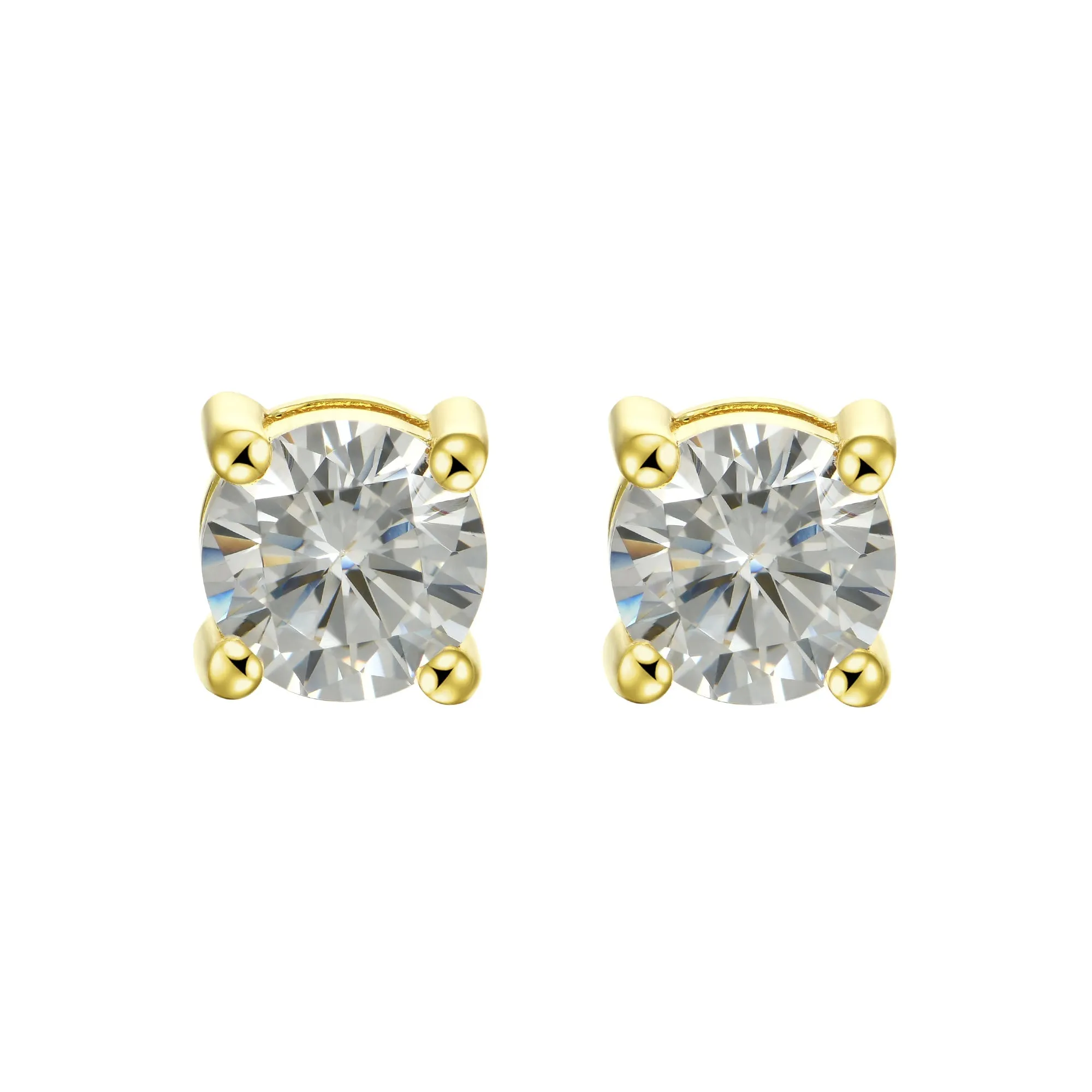 Custom Classic Moissanite Stud Earring