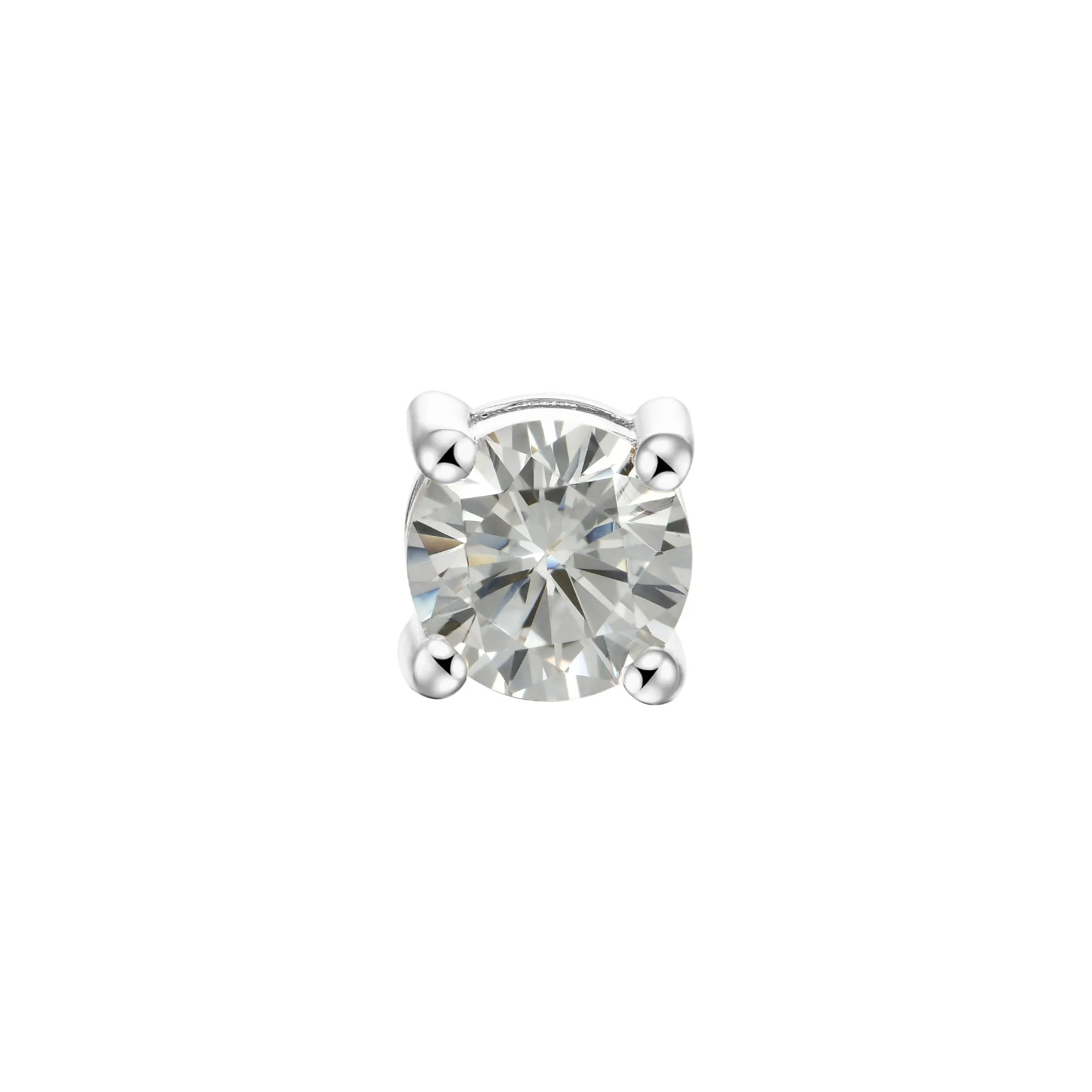 Custom Classic Moissanite Stud Earring