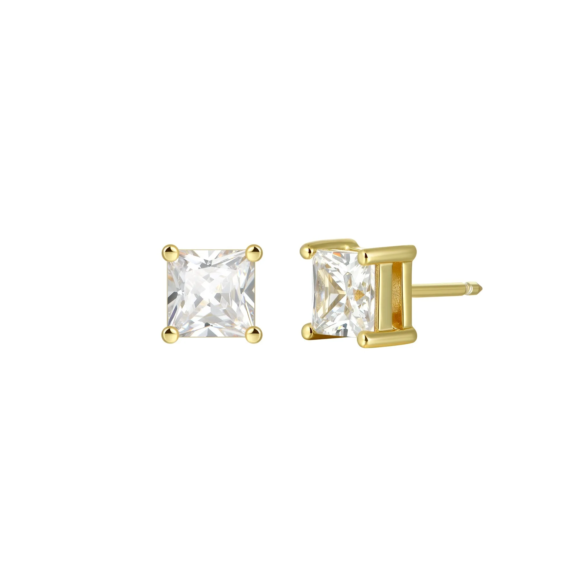 Custom Classic Moissanite Stud Earring