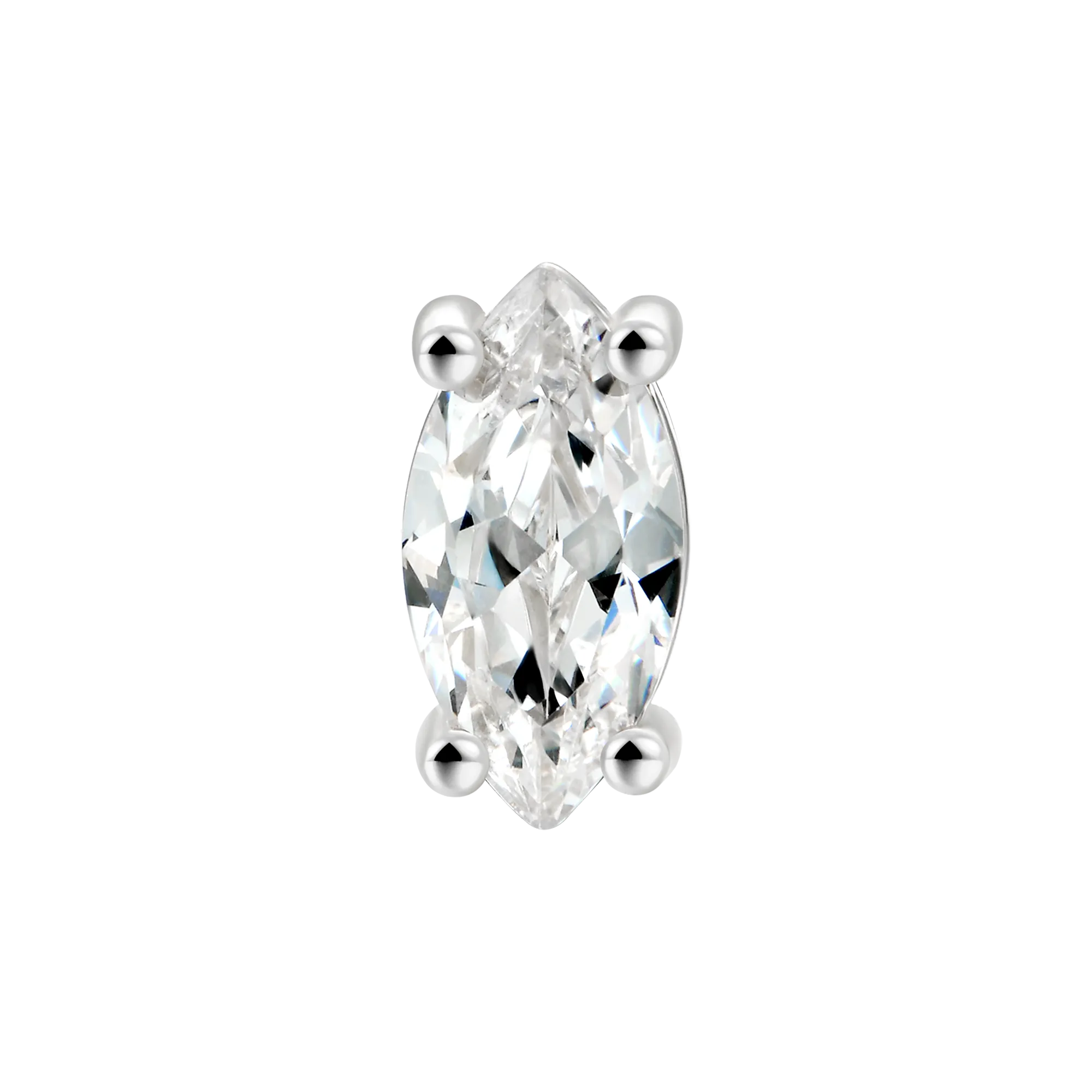 Custom Classic Moissanite Stud Earring