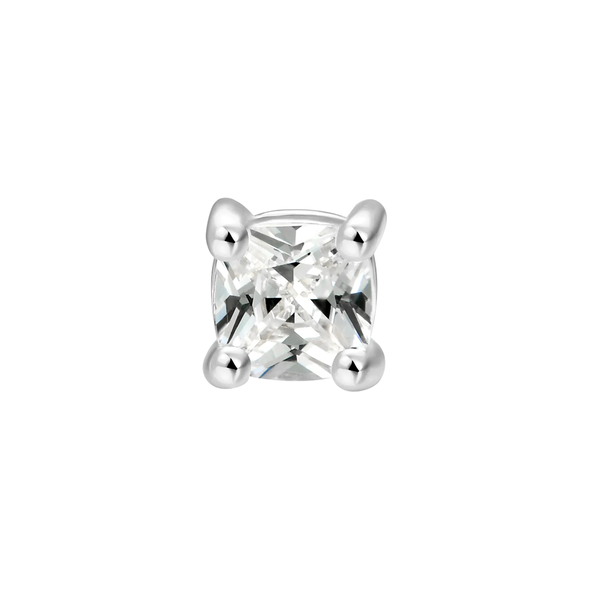 Custom Classic Moissanite Stud Earring