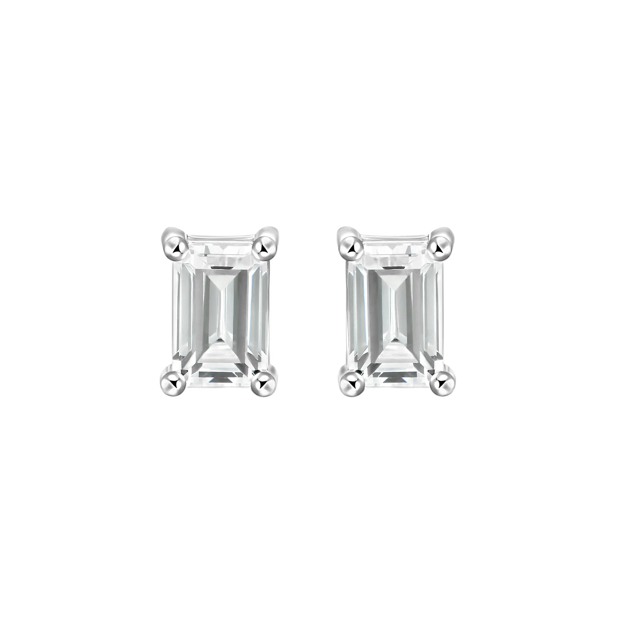 Custom Classic Moissanite Stud Earring