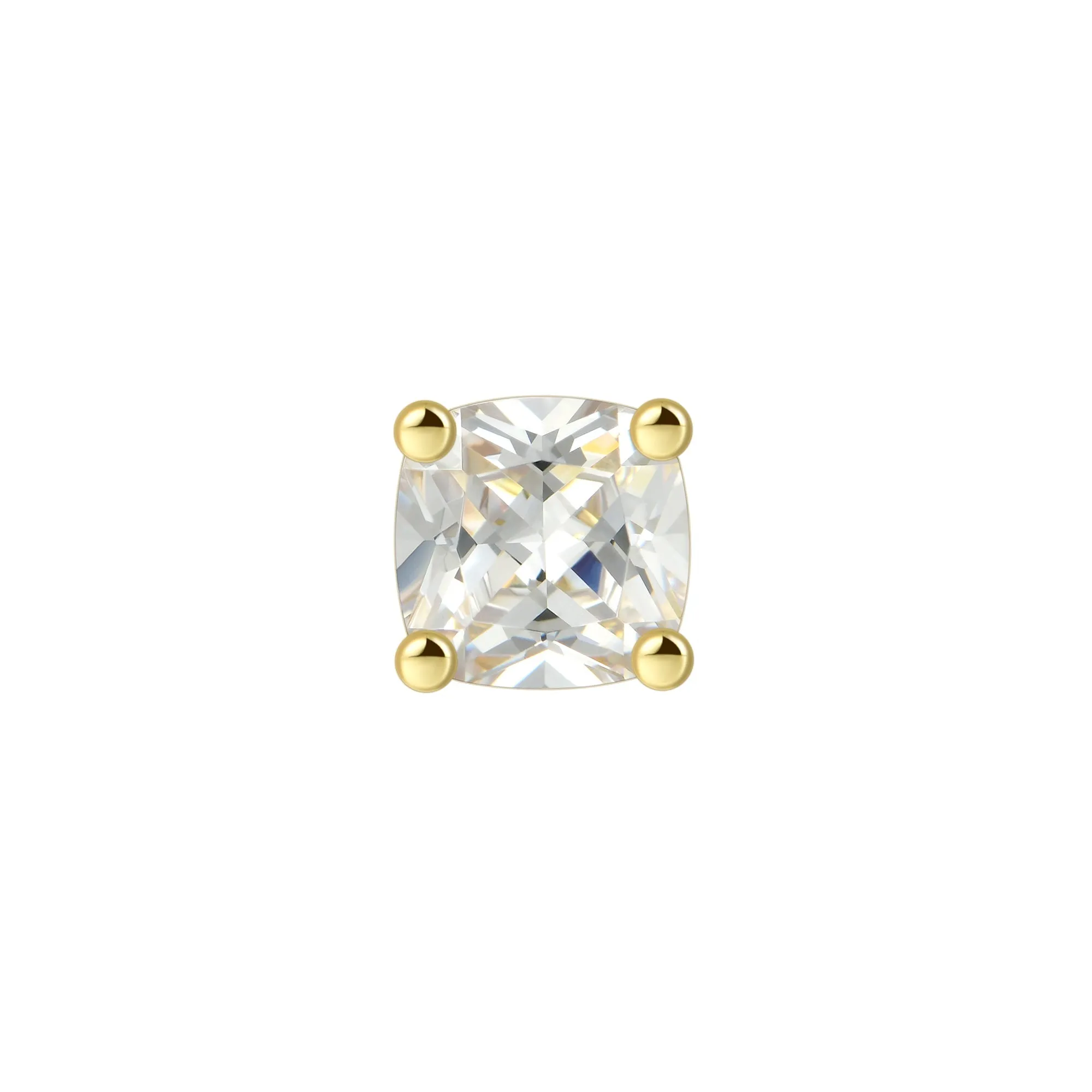 Custom Classic Moissanite Stud Earring